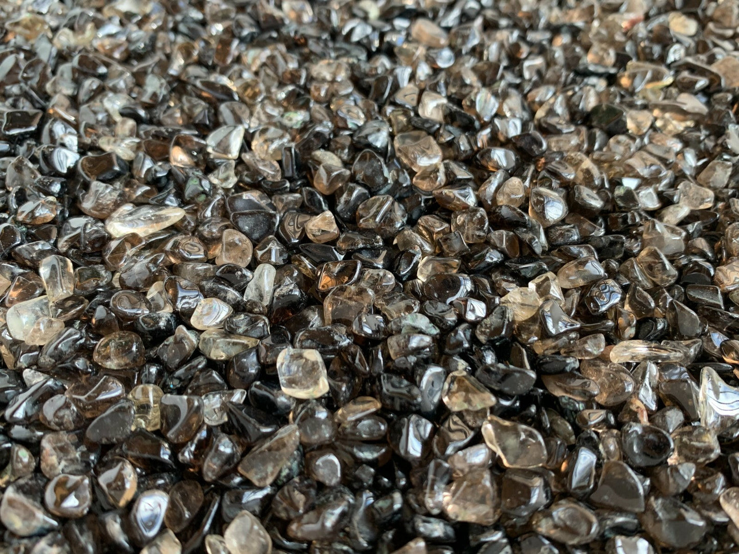Grade A++ Smoky Quartz Semi Tumbled Gemstone Mini Chip 3- 6mm,Wholesale Bulk Lot