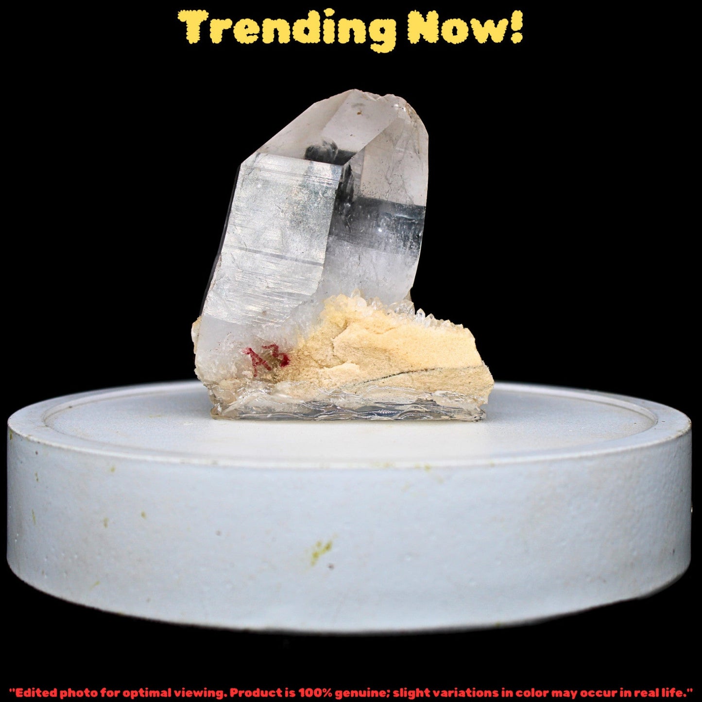 Himalayan Clear Quartz Point Wand Ethically Sourced Healing Crystal from India