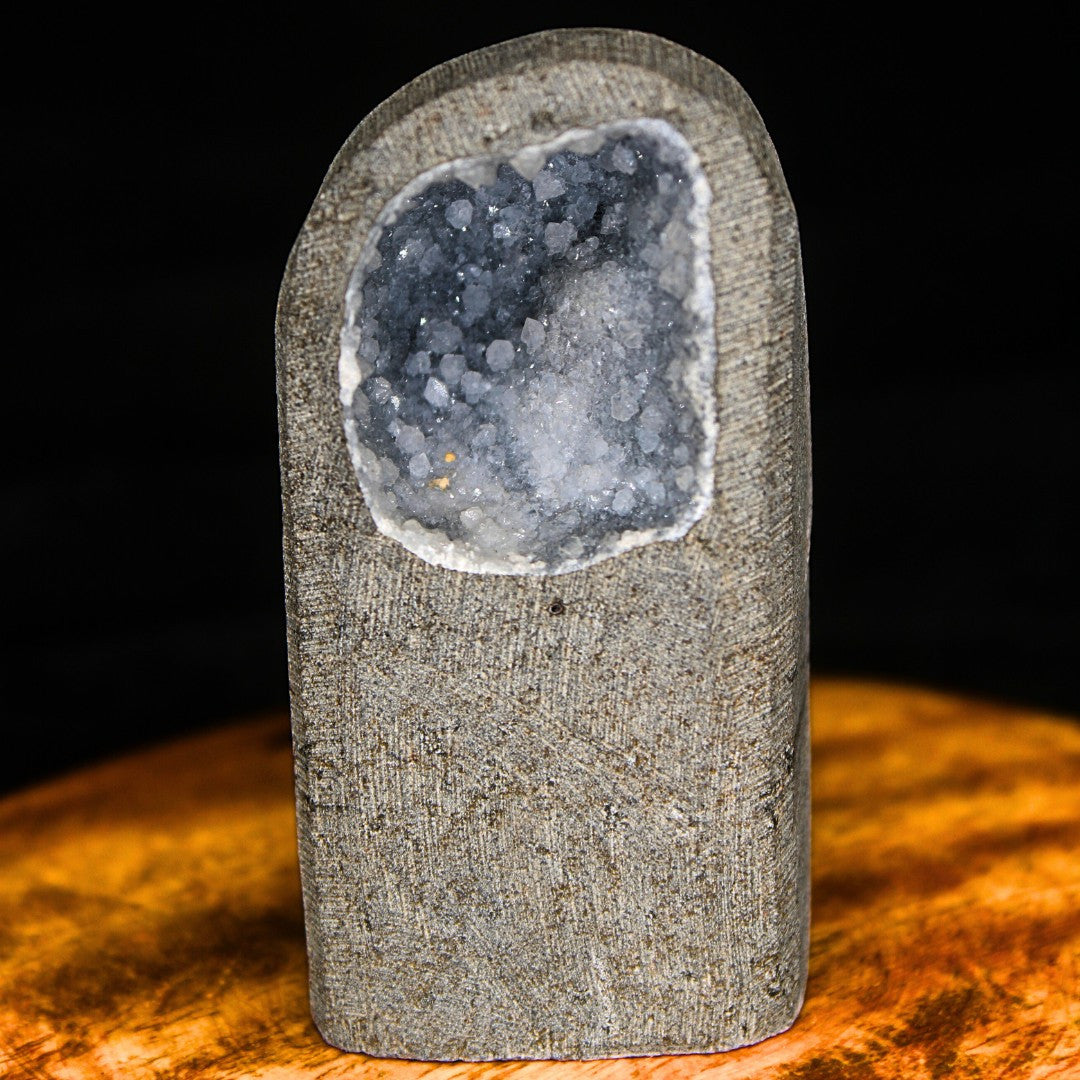 Rare Amethyst Chalcedony 150g Crystal Specimen Mineral Cluster India 7x3 cm