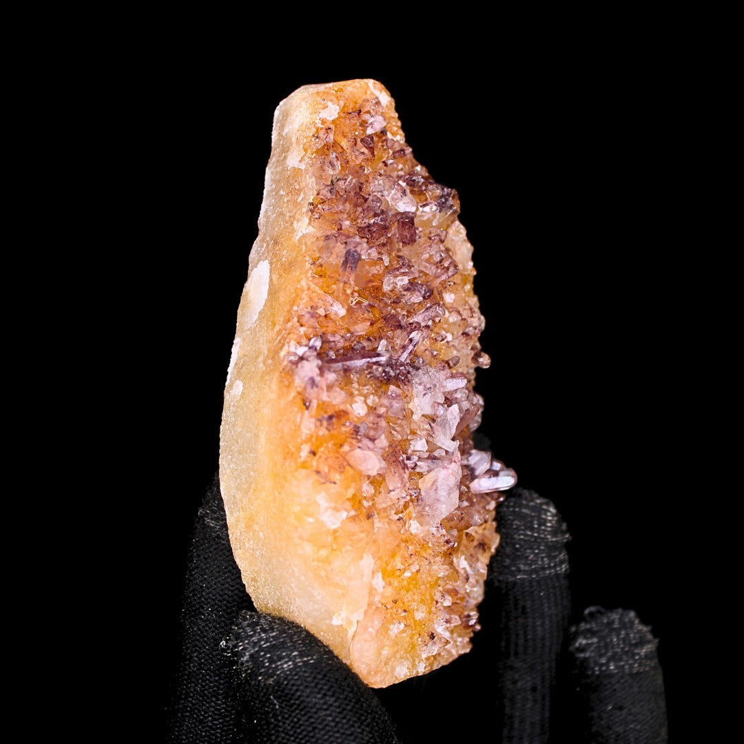 135g Phantom Quartz Crystal Cluster Rare Natural Mineral from India