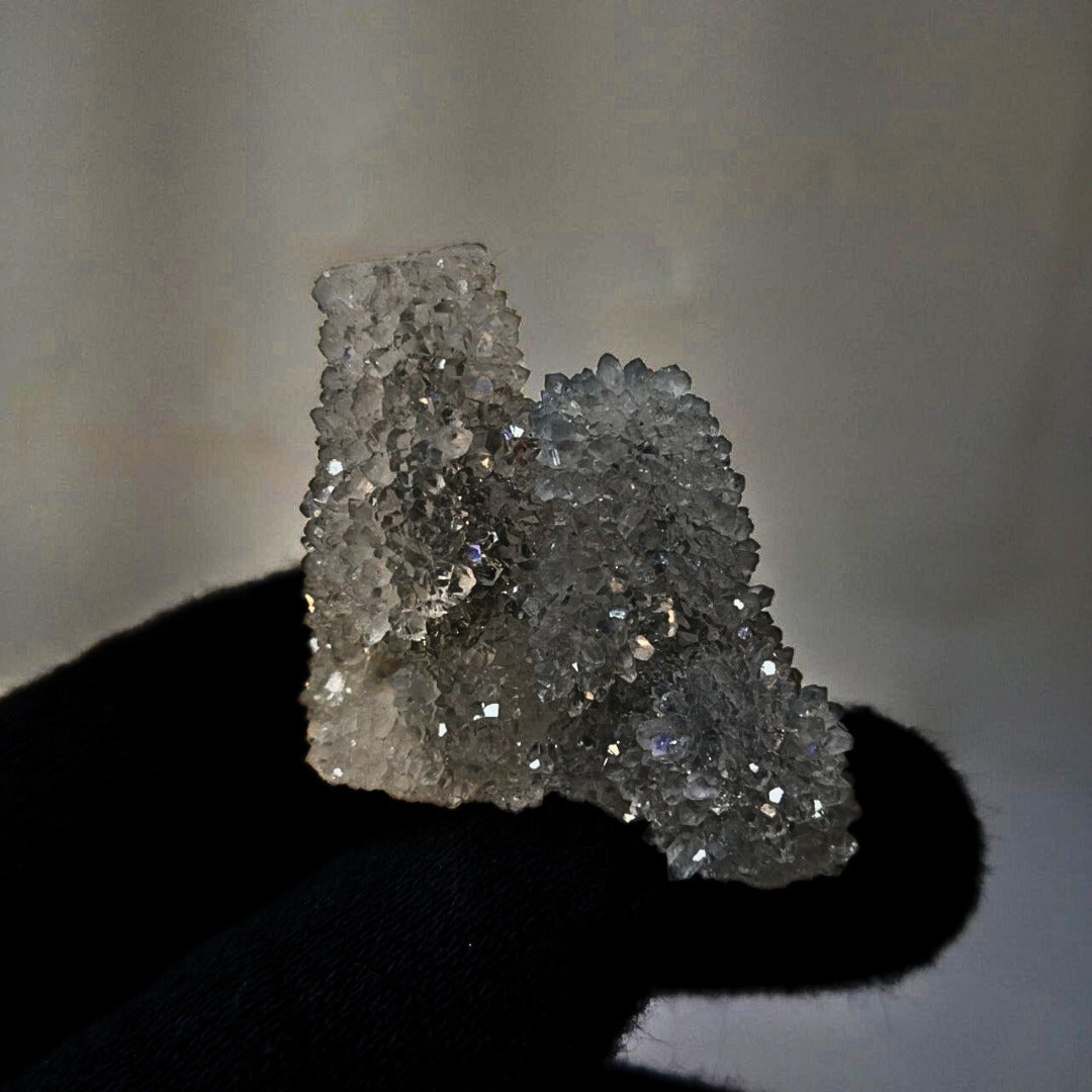 35g Geode Cluster | Rainbow Quartz Crystal Mineral, Reiki Healing