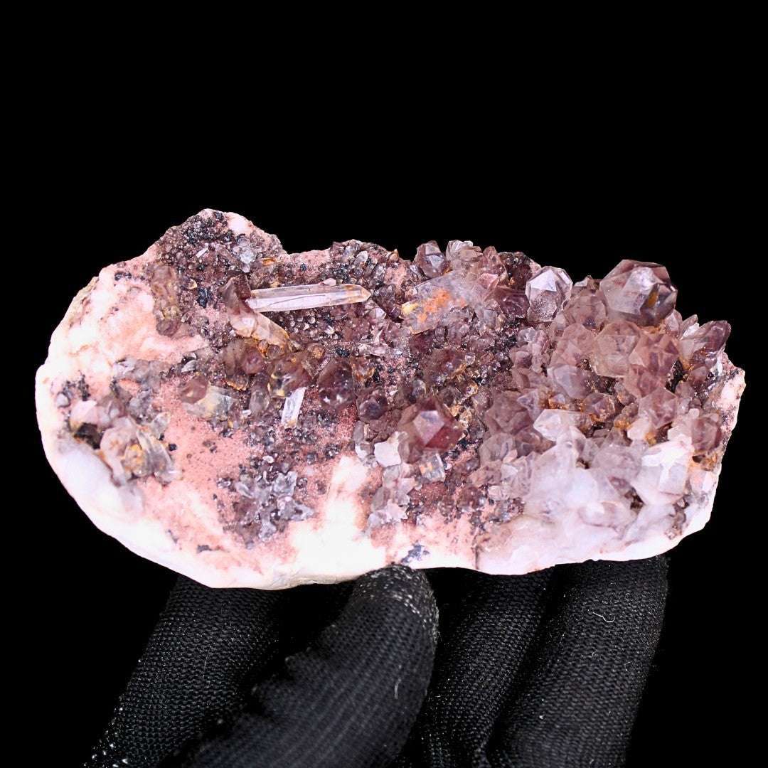 Phantom Quartz Cluster 333g 11x6 cm Rare Natural Growth Crystal from India