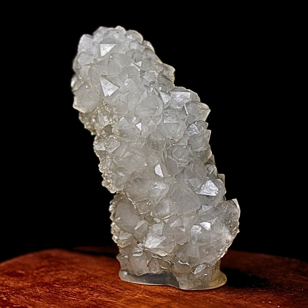 Apophyllite Flower Cluster 120g Cabinet Mineral Specimen India 8x4cm