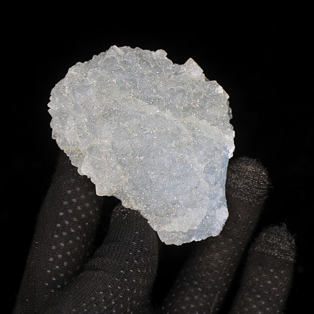 Apophyllite with Chalcedony Crystal Cluster 130g From India
