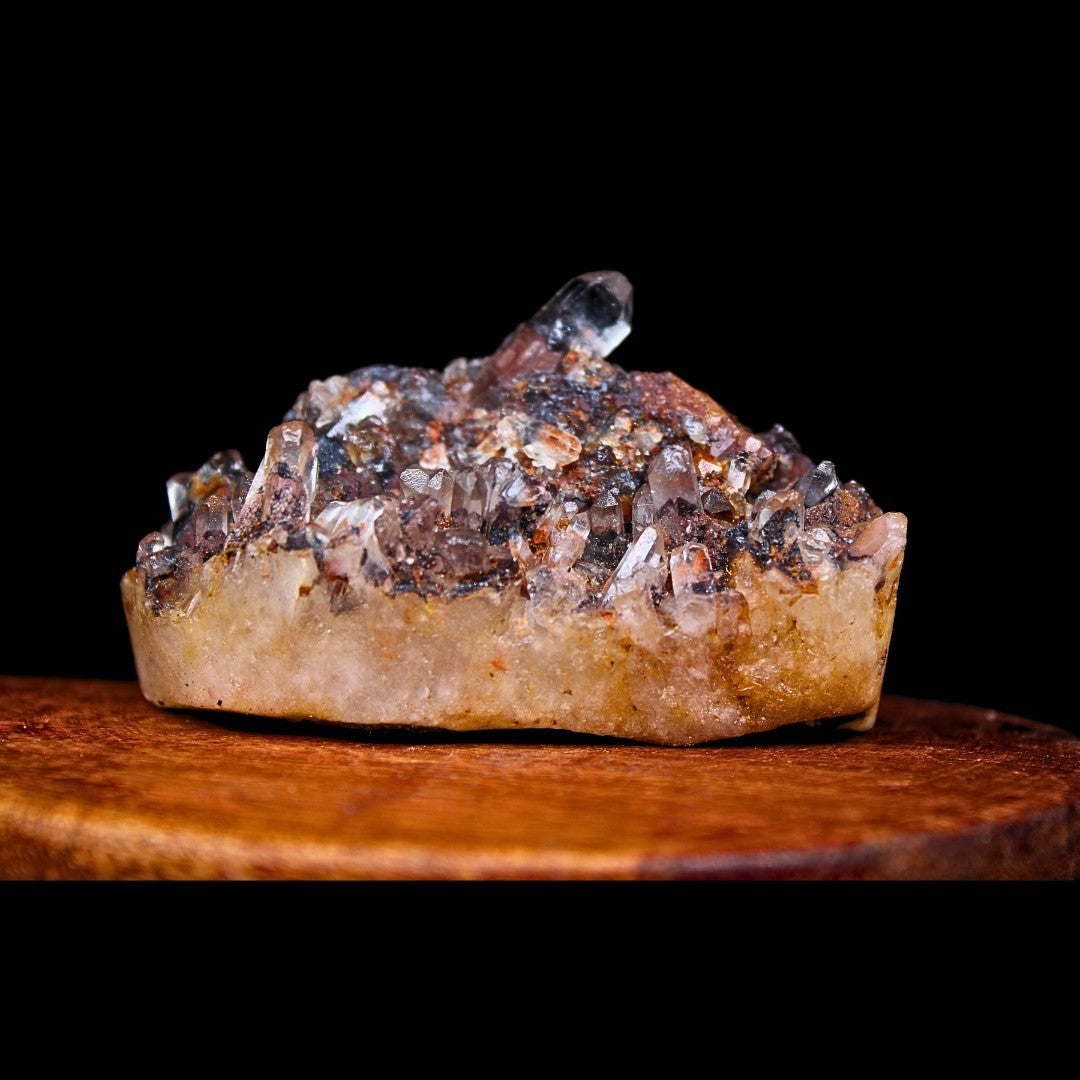 Phantom Quartz Crystal 130g 7x3 cm Natural Healing Cluster Raw Stone India