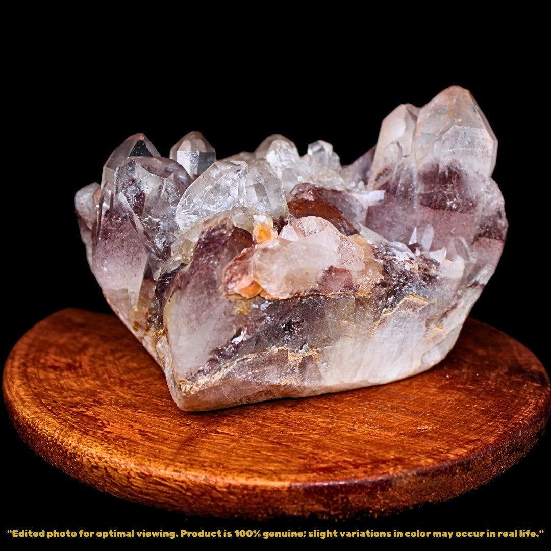 Phantom Quartz Cluster 440g 10x7 cm