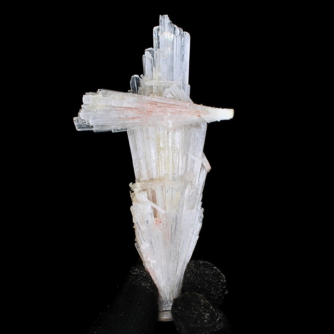 Natural Scolecite Healing Crystal 66g 12x7 cm Calming Stone for Meditation