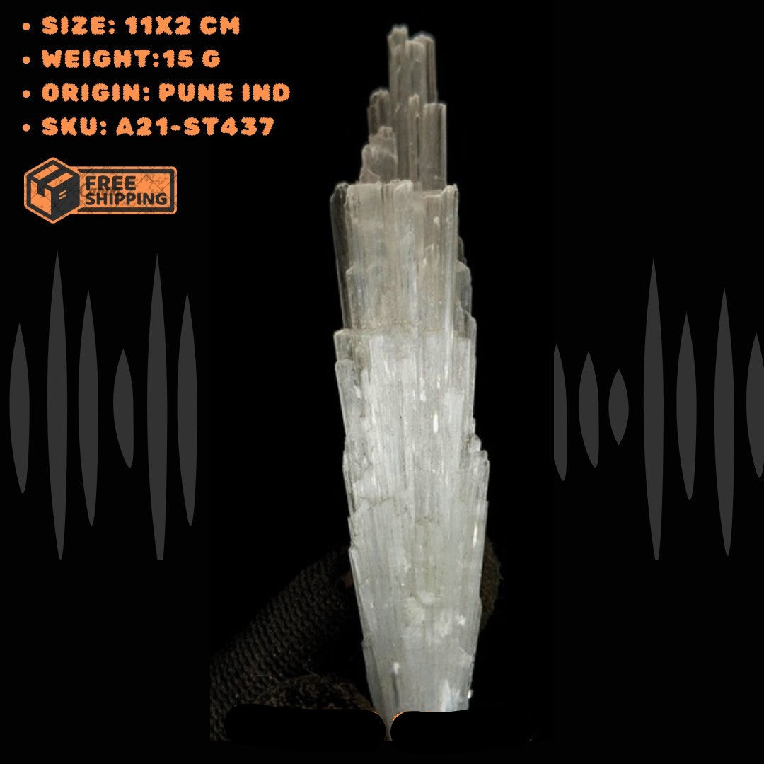 15g Rare Scolecite Crystal Cluster | Reiki Healing Mineral | Meditation Stone