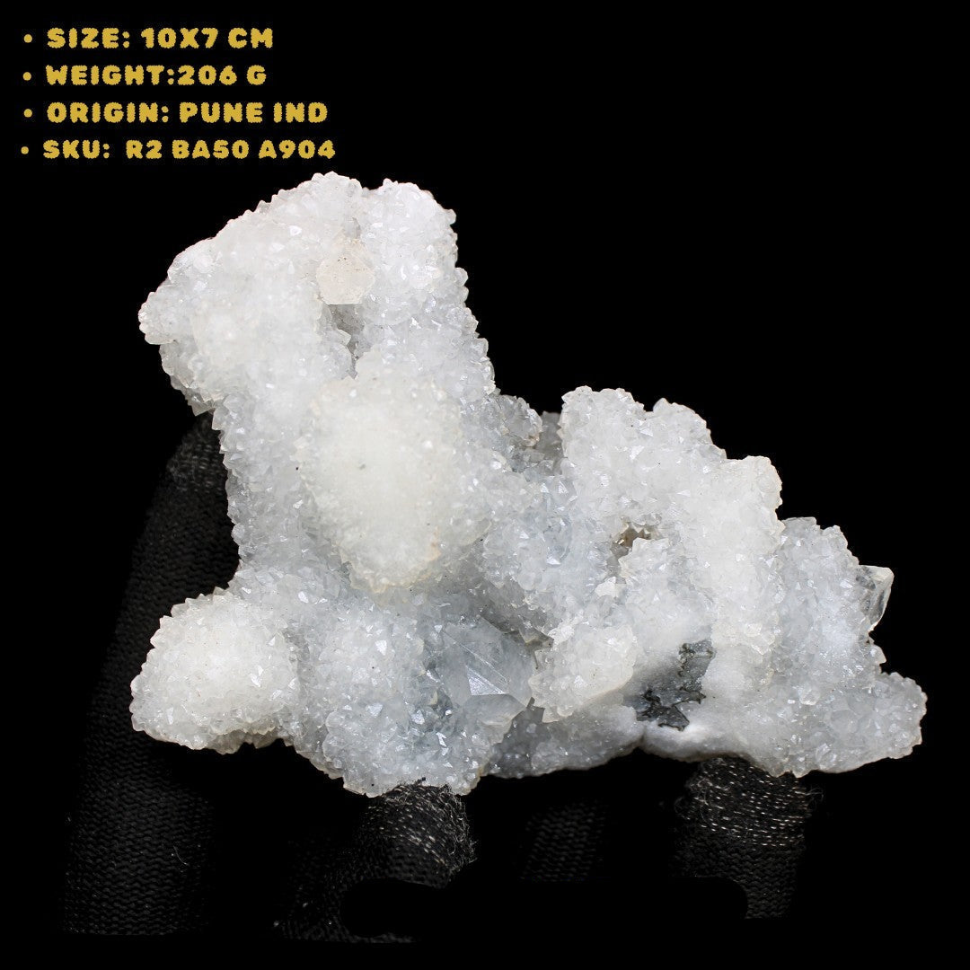 Rainbow Quartz Crystal Cluster 206g Large Mineral Specimen from India