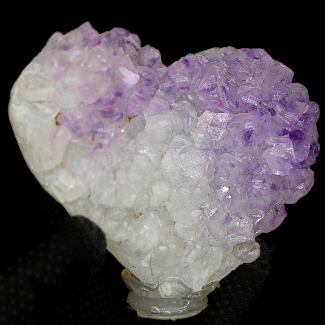 Heart Amethyst Crystal 632g Rare Collector Display Stone from Brazil