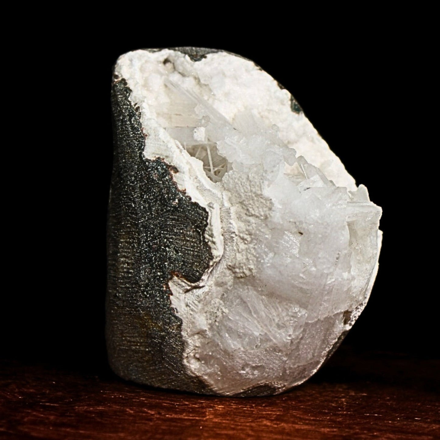 Beautiful Scolecite Geode 136g Natural Zeolite Mineral Specimen from India