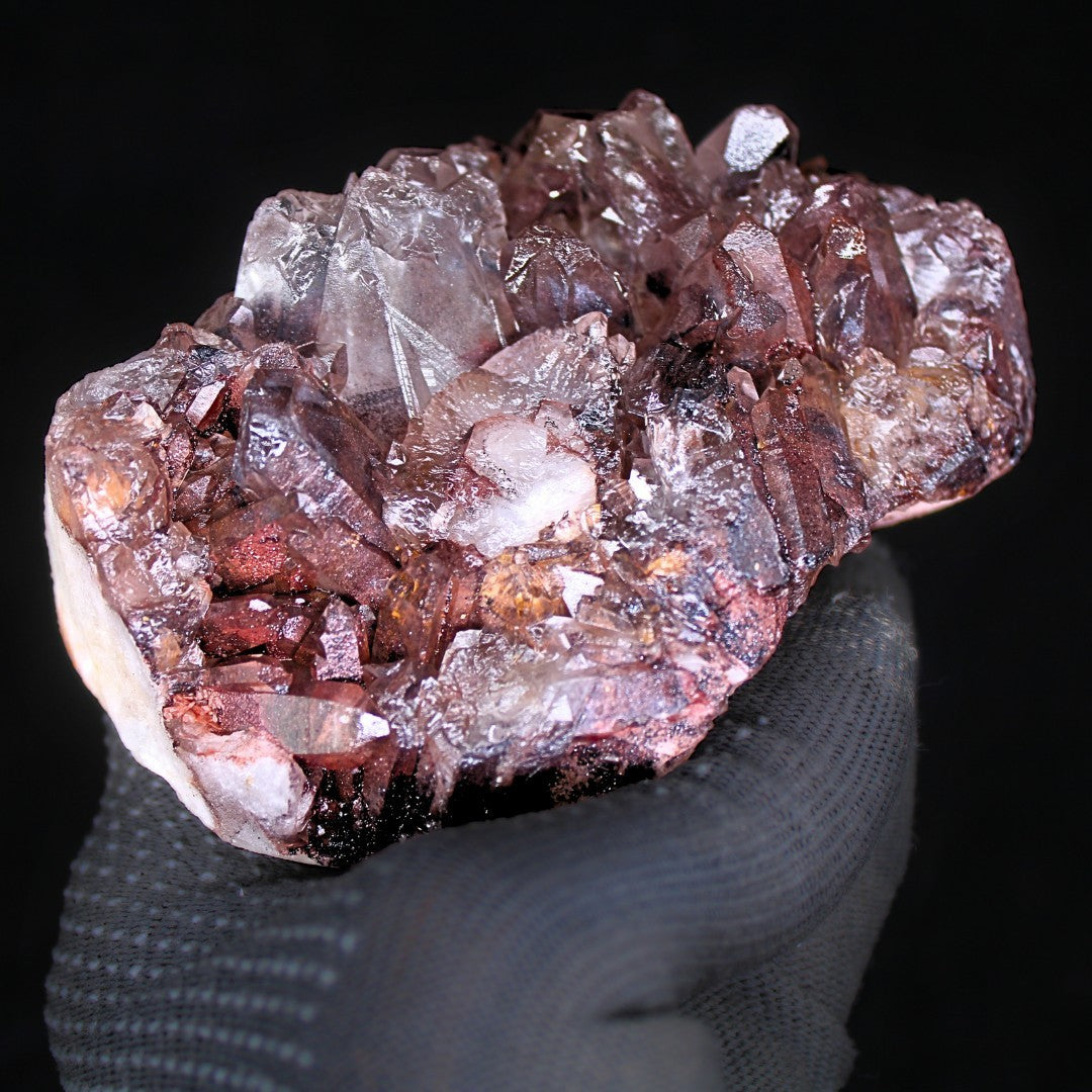 Phantom Clear Quartz Cluster 450g 11x7cm Rare Layered Crystal Mineral Display