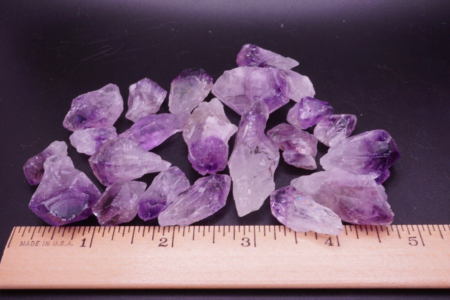 Amethyst Points 1/4 Lb Natural Dark Purple Crystal Points Gemstone Specimens
