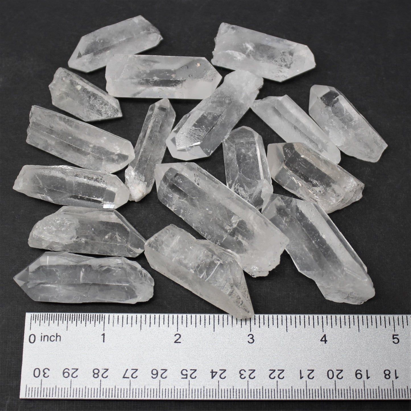 Clear Quartz Points Crystal Collection 1/2 Lb (8 oz) Natural Specimens in Box