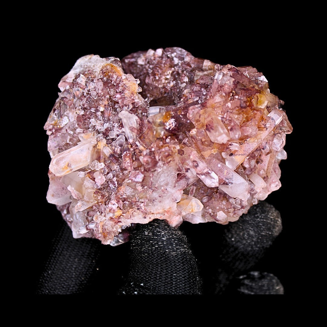 Phantom Quartz Crystal Cluster 250g 7x6 cm Natural Raw Mineral Specimen India