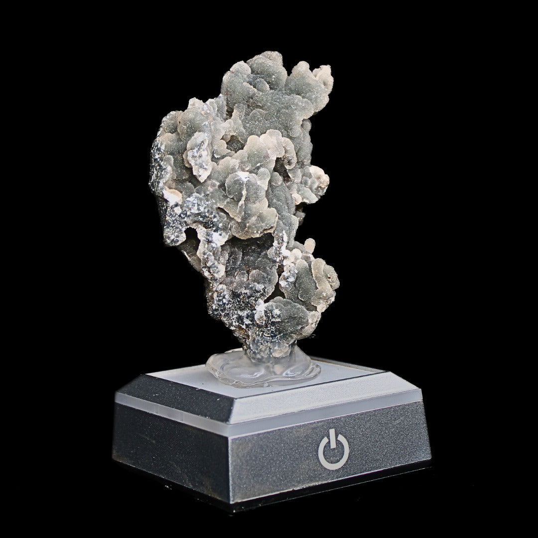 Rare Coral Chalcedony Cluster 130g Mineral Specimen Zeolite India