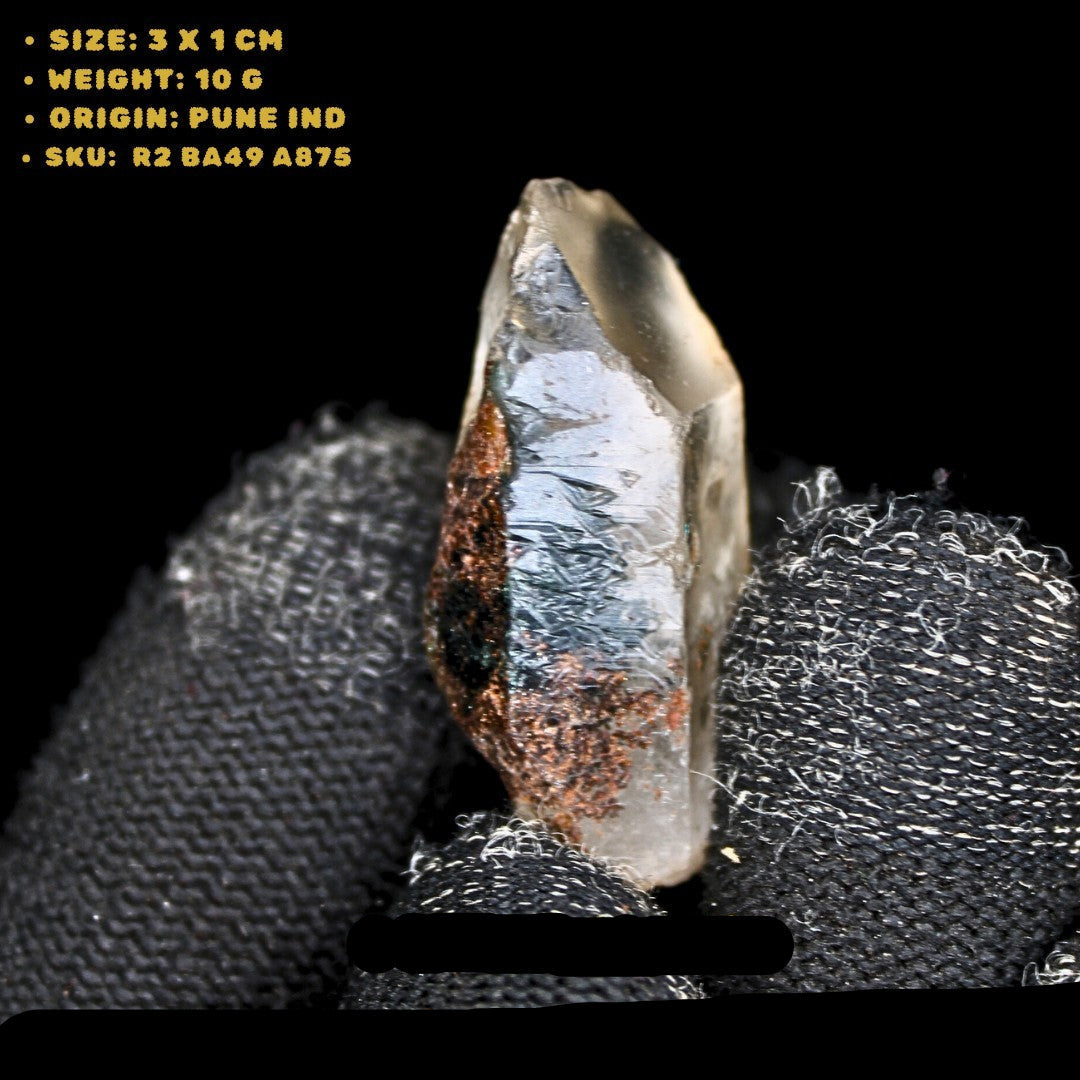 Mini Phantom Quartz Crystal 10g 3x1cm | Rare Collector Mineral Specimen