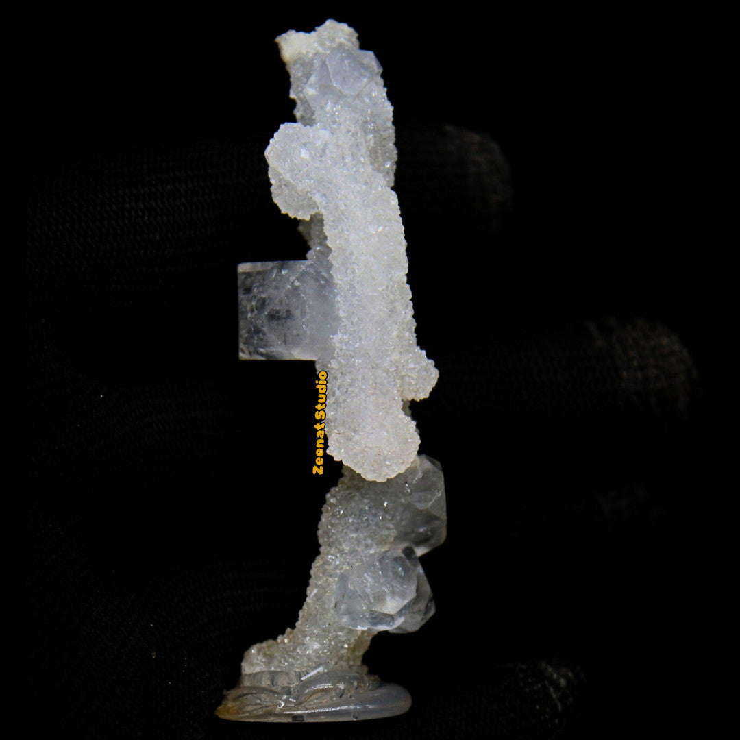 Rare Apophyllite Cluster 8x3cm 166g Perfect Shiny Tower Matrix Mineral Specimen