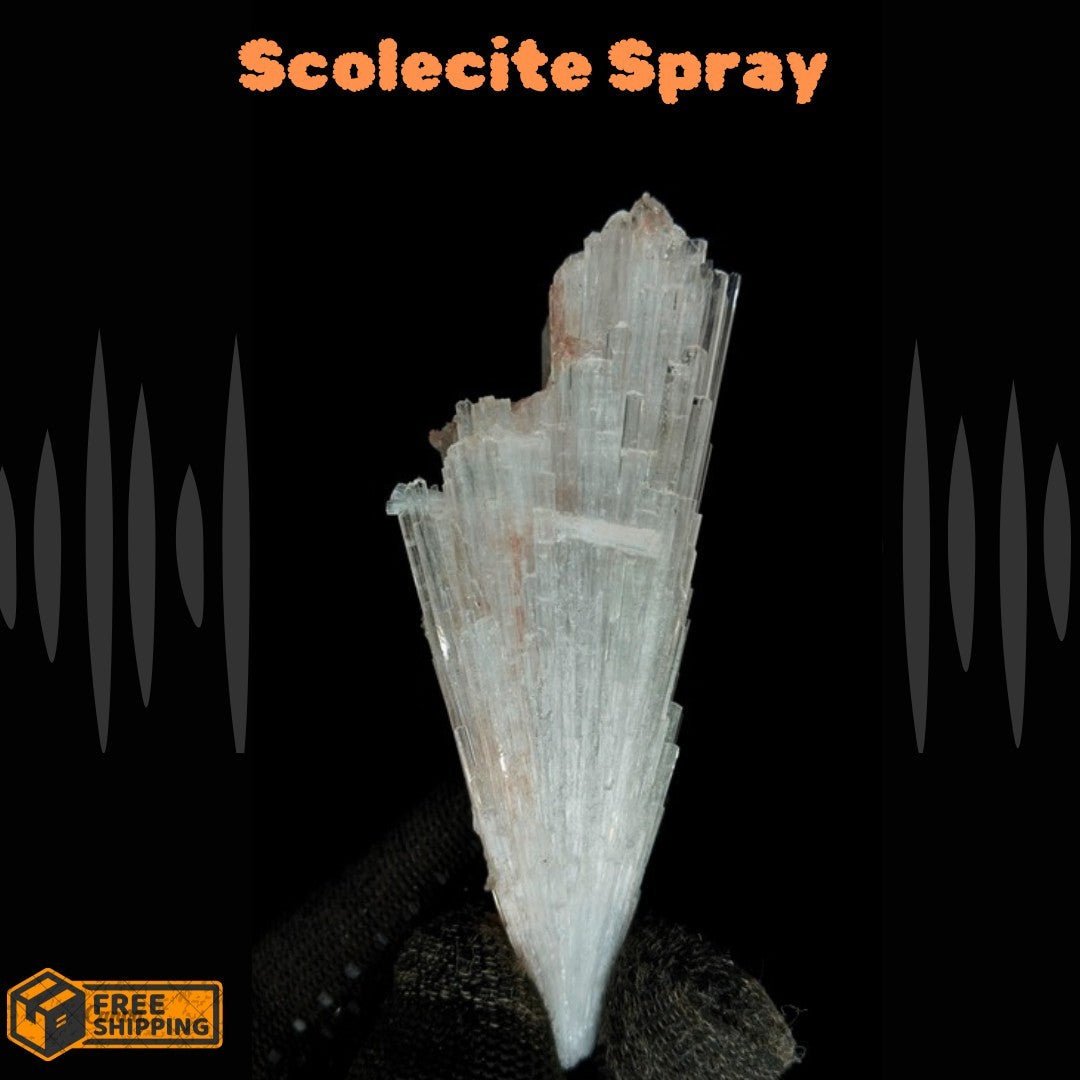 34g Natural Scolecite Cluster | Energy Stone for Calm Healing & Balance