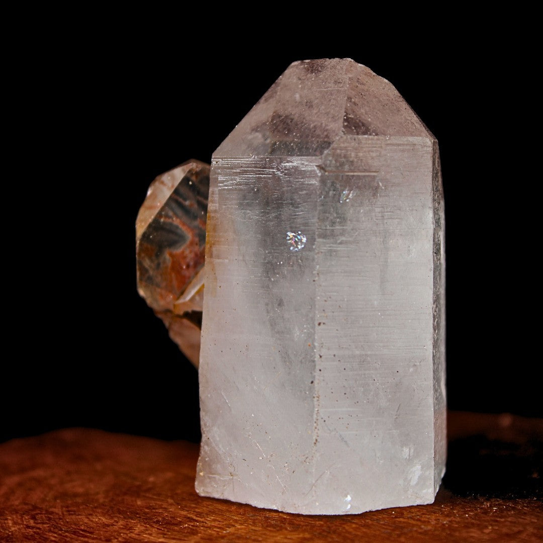 Phantom Quartz Crystal 86g 5x3 cm Raw Natural Healing Stone from India