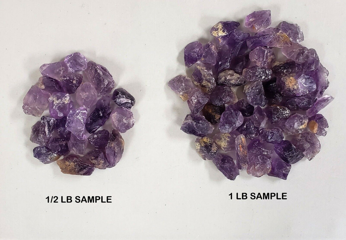 Raw Amethyst Crystal Chunks 1" to 2" - Bulk Amethyst Stones from Brazil