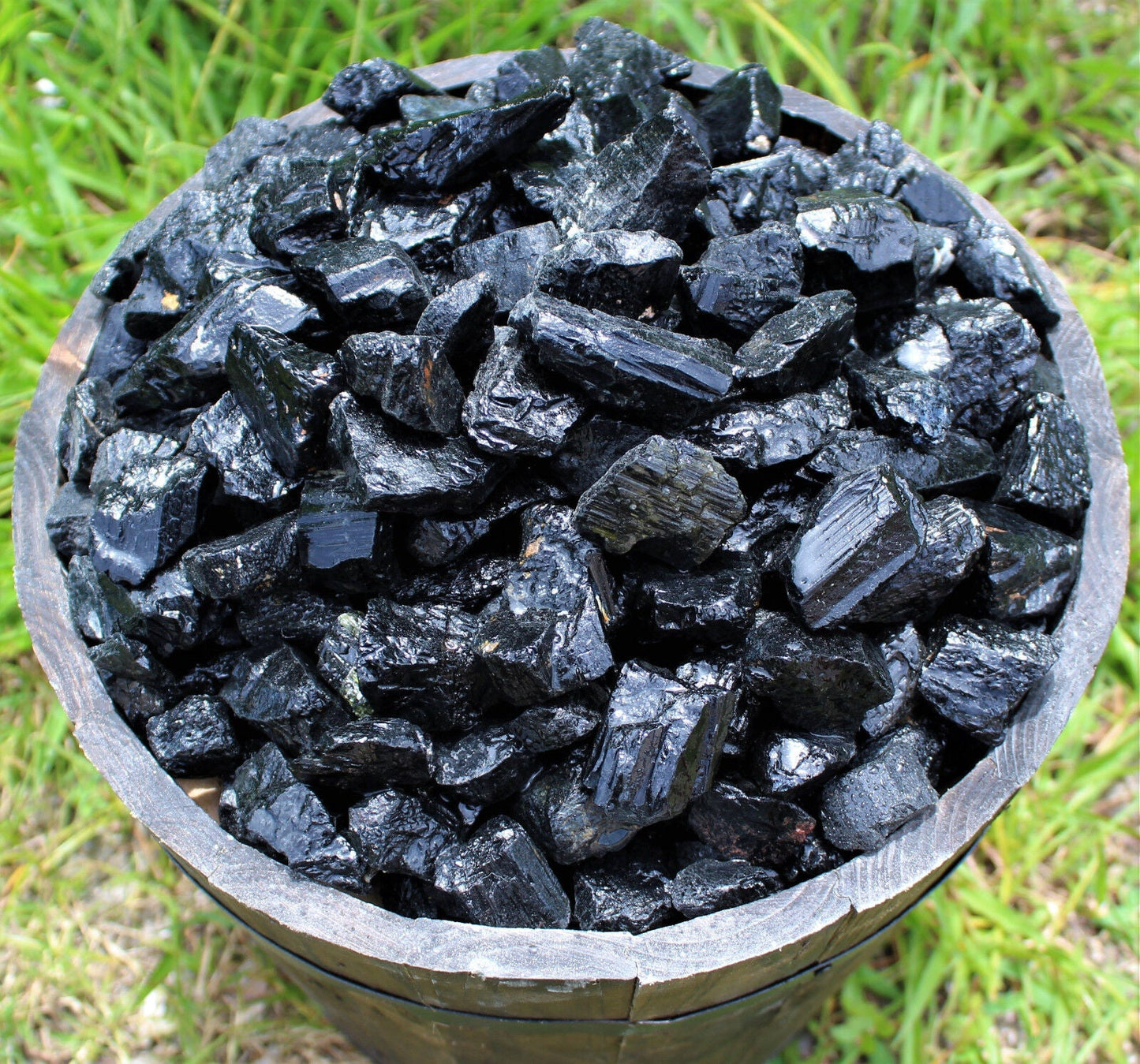 š¤ Black Tourmaline Rough Natural Stones | 5 lb Bulk Wholesale | Raw Chakra Protection Crystal