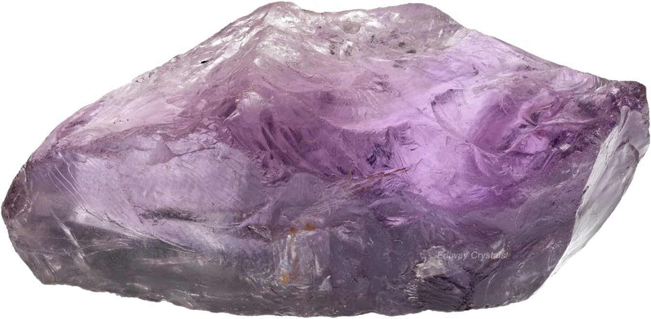 Deep Amethyst Raw Crystals, Large 1.25-2.0" Healing Crystals Natural Rough Stones Crystal for Tumbling, Cabbing, Fountain Rocks, Decoration, Polishing, Wire Wrapping, Wicca & Reiki
