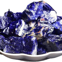 Deep Amethyst Raw Crystals, Large 1.25-2.0" Healing Crystals Natural Rough Stones Crystal for Tumbling, Cabbing, Fountain Rocks, Decoration, Polishing, Wire Wrapping, Wicca & Reiki