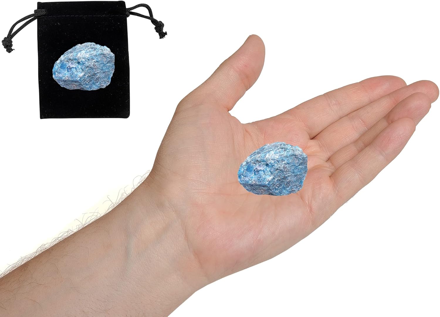 Deep Amethyst Raw Crystals, Large 1.25-2.0" Healing Crystals Natural Rough Stones Crystal for Tumbling, Cabbing, Fountain Rocks, Decoration, Polishing, Wire Wrapping, Wicca & Reiki