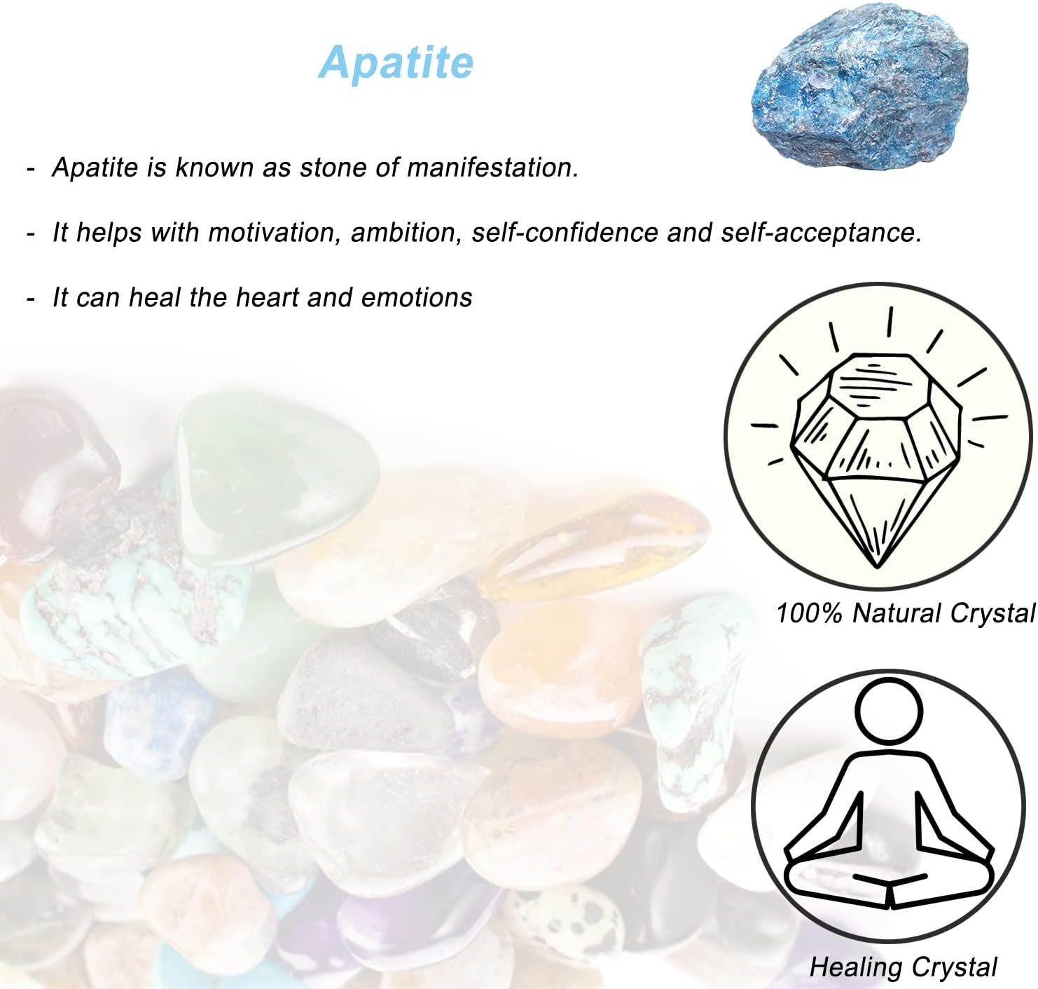 Deep Amethyst Raw Crystals, Large 1.25-2.0" Healing Crystals Natural Rough Stones Crystal for Tumbling, Cabbing, Fountain Rocks, Decoration, Polishing, Wire Wrapping, Wicca & Reiki