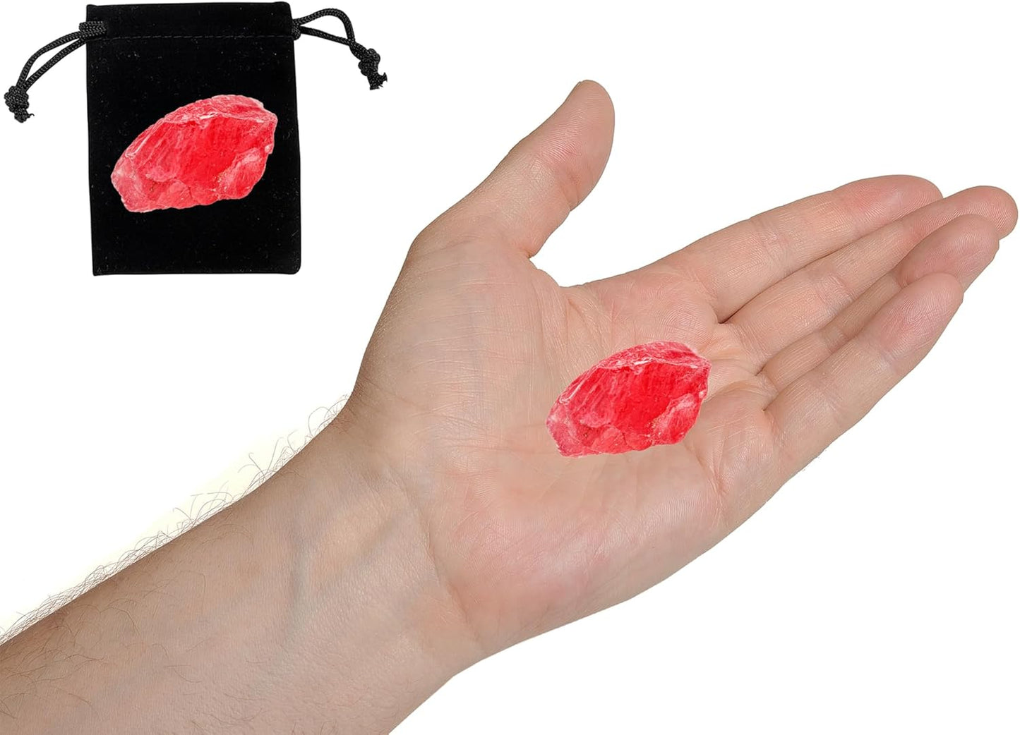 Deep Amethyst Raw Crystals, Large 1.25-2.0" Healing Crystals Natural Rough Stones Crystal for Tumbling, Cabbing, Fountain Rocks, Decoration, Polishing, Wire Wrapping, Wicca & Reiki