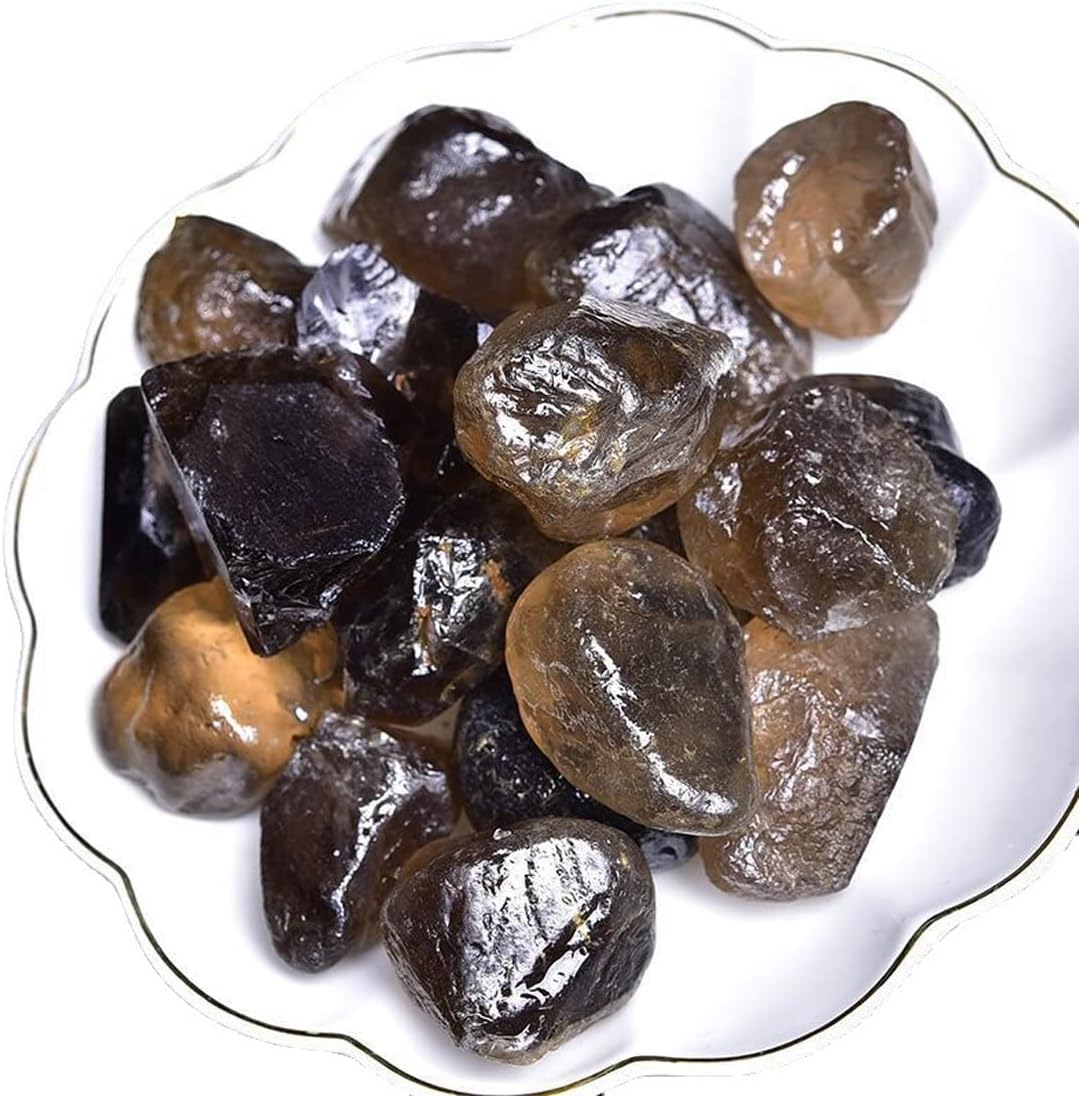 Deep Amethyst Raw Crystals, Large 1.25-2.0" Healing Crystals Natural Rough Stones Crystal for Tumbling, Cabbing, Fountain Rocks, Decoration, Polishing, Wire Wrapping, Wicca & Reiki