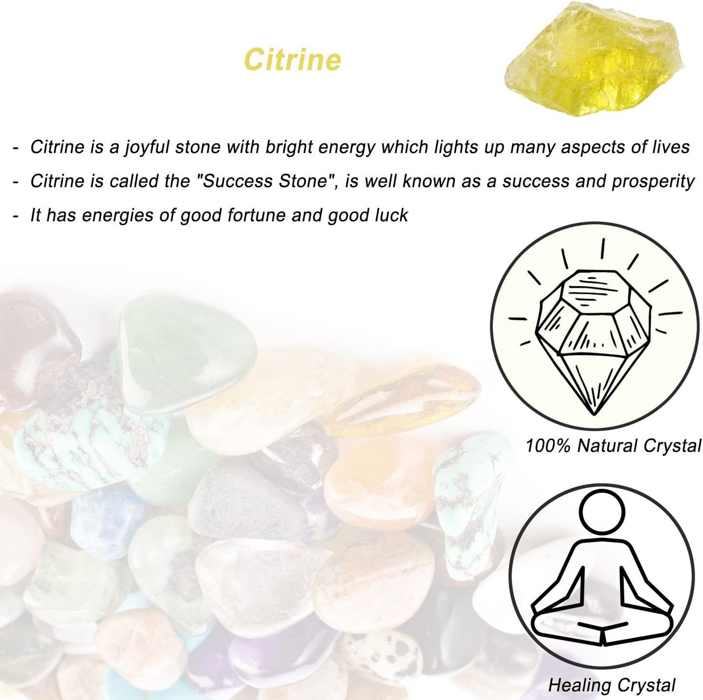 Deep Amethyst Raw Crystals, Large 1.25-2.0" Healing Crystals Natural Rough Stones Crystal for Tumbling, Cabbing, Fountain Rocks, Decoration, Polishing, Wire Wrapping, Wicca & Reiki