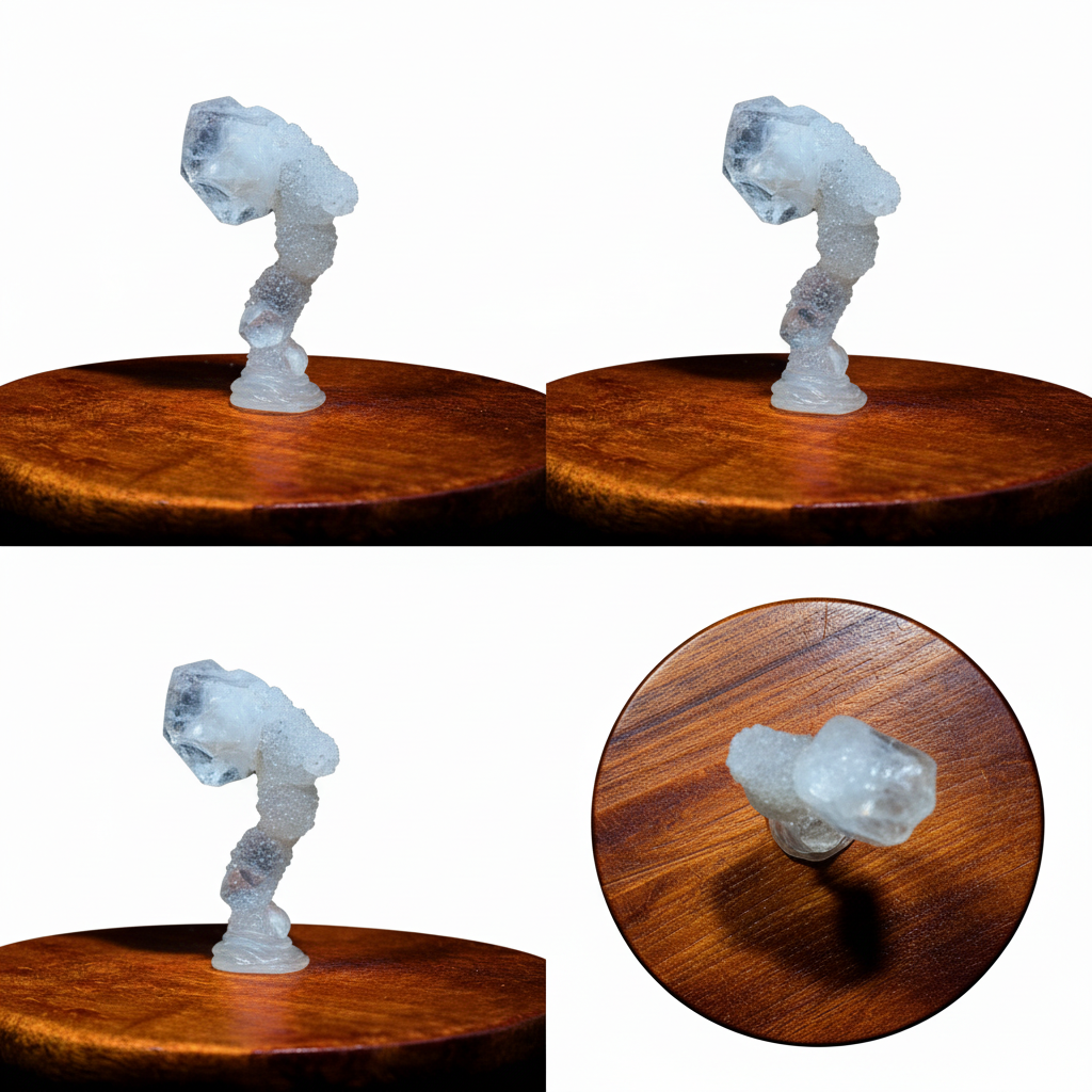 Green Apophyllite Crystal Cluster Tower 135g 6cm