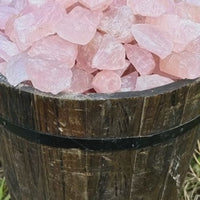 Rough Natural Rose Quartz Wholesale Bulk Lots, LARGE 2 - 3" Rose Quartz Crystals