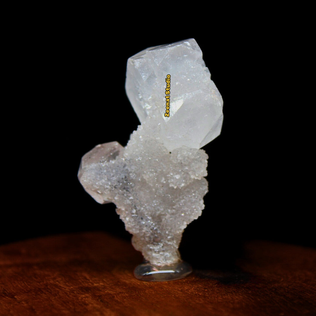 Unusual Apophyllite Crystal Cluster 6cm 180g Shiny Luster Tower Mineral Specimen