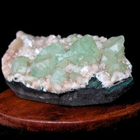 360g Green Apophyllite & Heulandite Cluster from India Rare Mineral Specimen