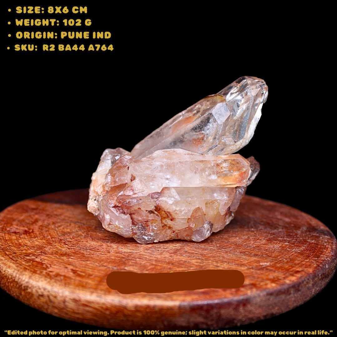 Phantom Quartz Crystal 102g 8x6 cm – Layered Growth Natural Stone