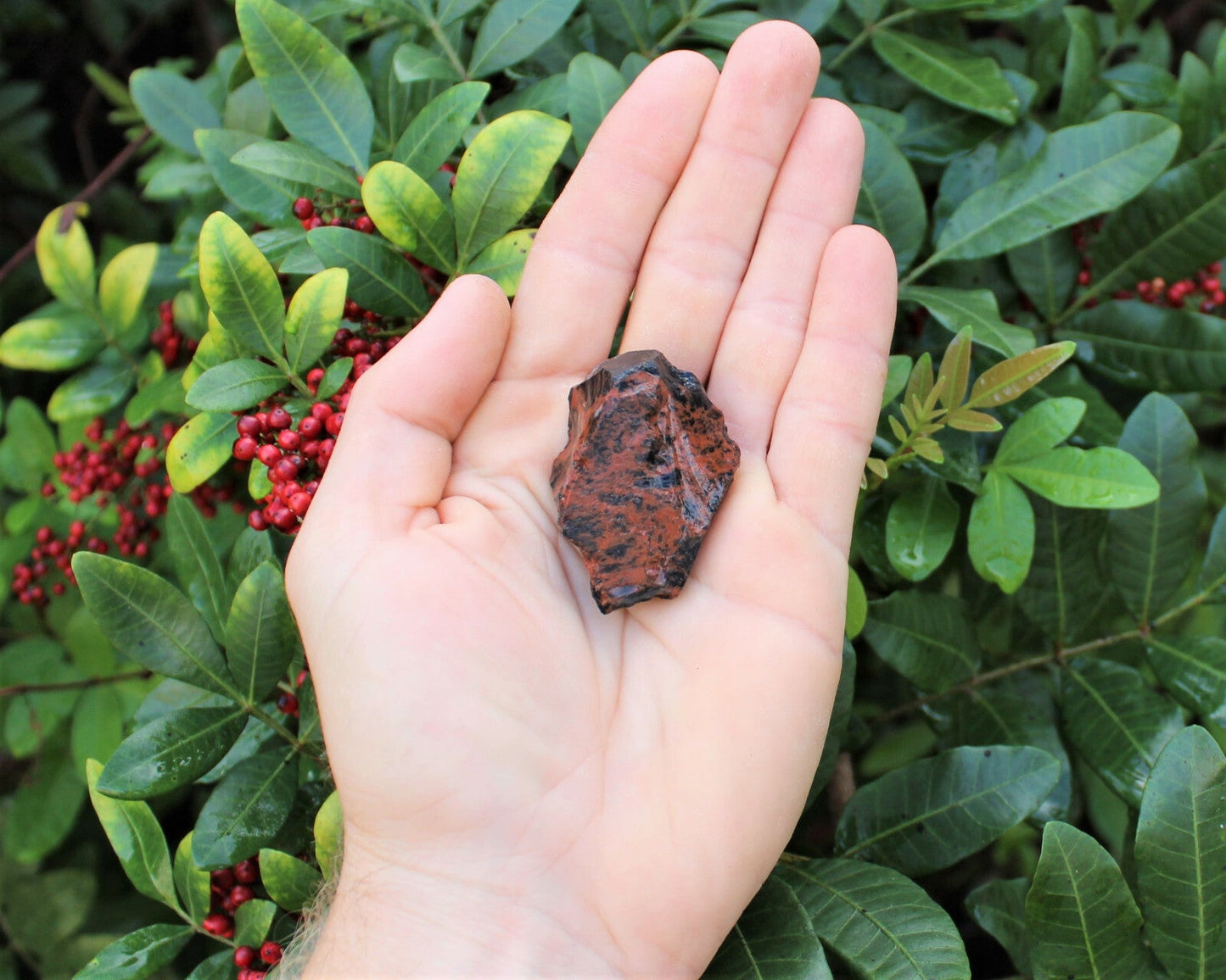 Raw Natural Mahogany Obsidian Crystals - Choose How Many - Raw Obsidian Stones