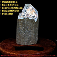 Rare MM Quartz Mordenite Ball Geode 256g Indian Zeolite Specimen