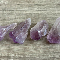 Large Amethyst Rough Points, 1.75 - 2.5" Raw Amethyst Points, Wholesale Bulk Lot