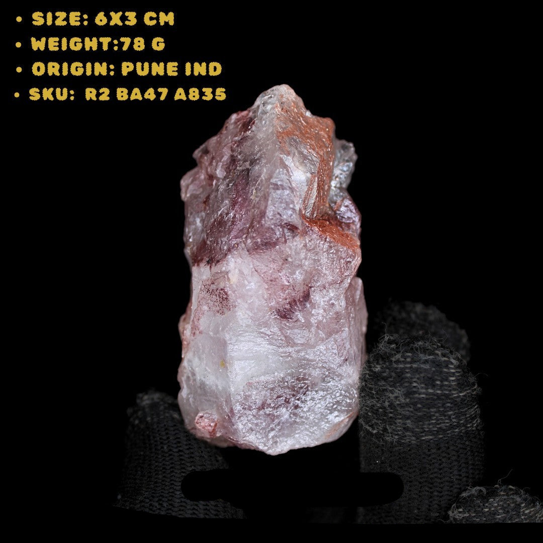 Phantom Quartz Crystal 78g | 6x3 cm | Rare Natural Stone for Healing & Energy