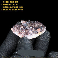 Mini Phantom Quartz 22g 4x3 cm Rare Natural Crystal for Display Shelf