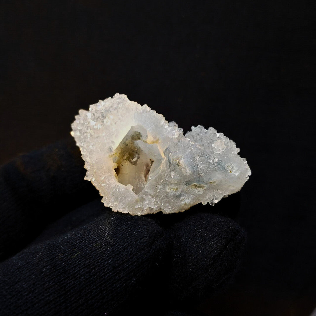 35g  Geode Cluster | Rainbow Quartz Crystal Mineral, Reiki Healing