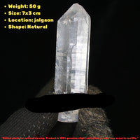 Himalayan Clear Quartz Cluster 50g 7x3cm Natural Raw Crystal for Healing