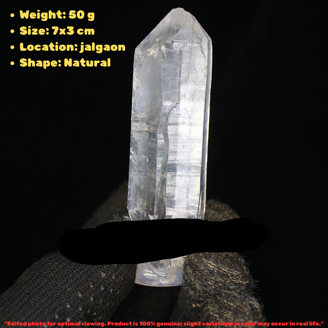 Himalayan Clear Quartz Cluster 50g 7x3cm Natural Raw Crystal for Healing