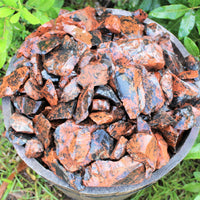 Raw Natural Mahogany Obsidian Crystals - Choose How Many - Raw Obsidian Stones