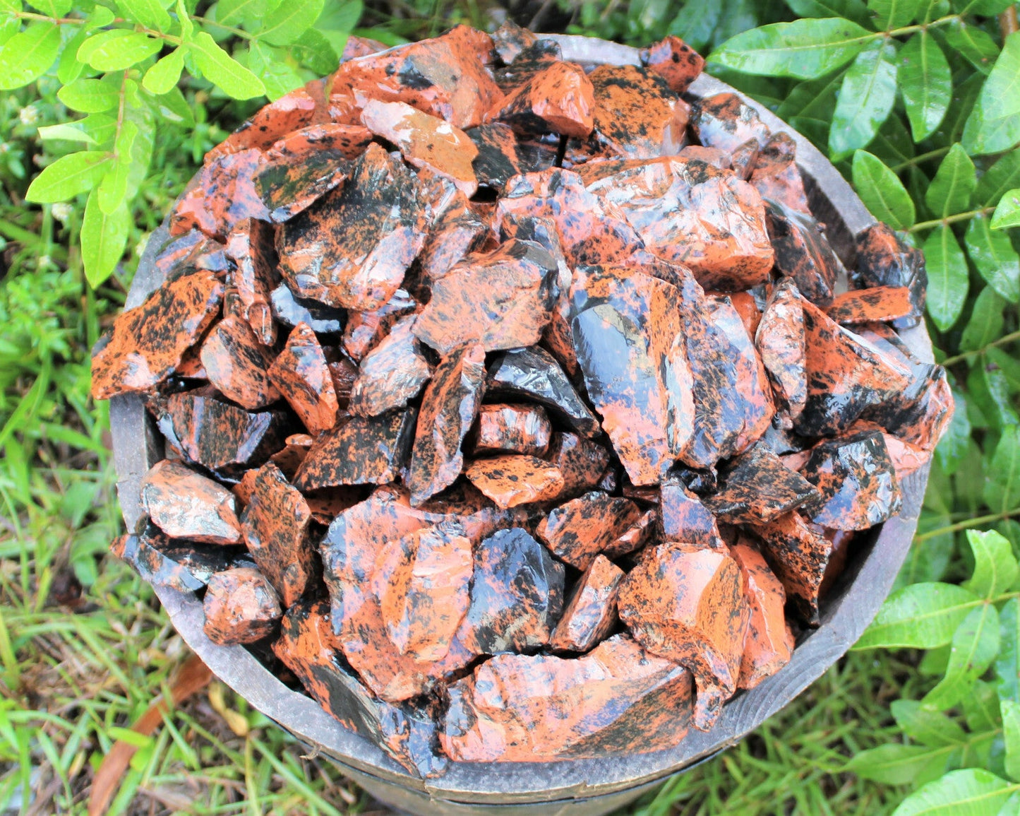 Raw Natural Mahogany Obsidian Crystals - Choose How Many - Raw Obsidian Stones