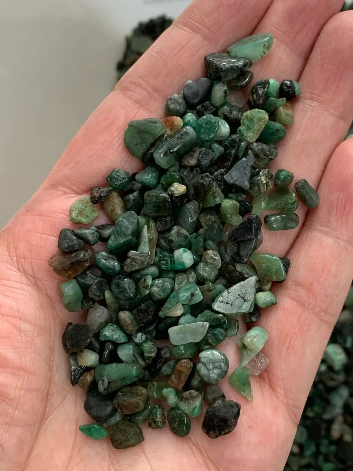 Grade A++ Semi Tumbled Gemstone Mini Chips 3 - 18 mm, Choose From 4 oz to 3 lbs