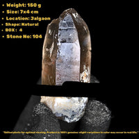 Smoky Quartz Healing Cluster 150g – Grounding & Protection Energy Stone 7x4cm